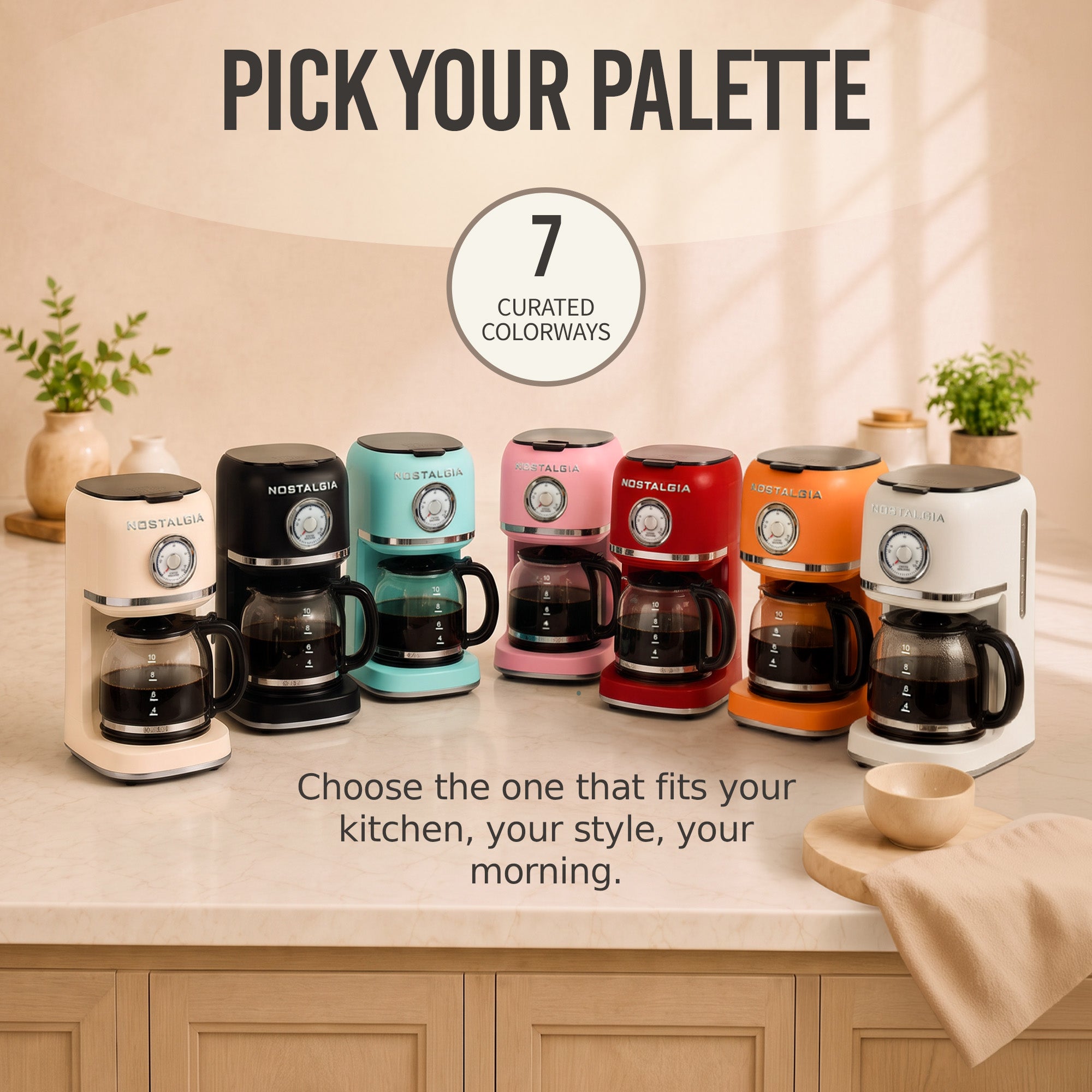 Nostalgia Classic Retro 10 Cup Coffee Maker - Image 14
