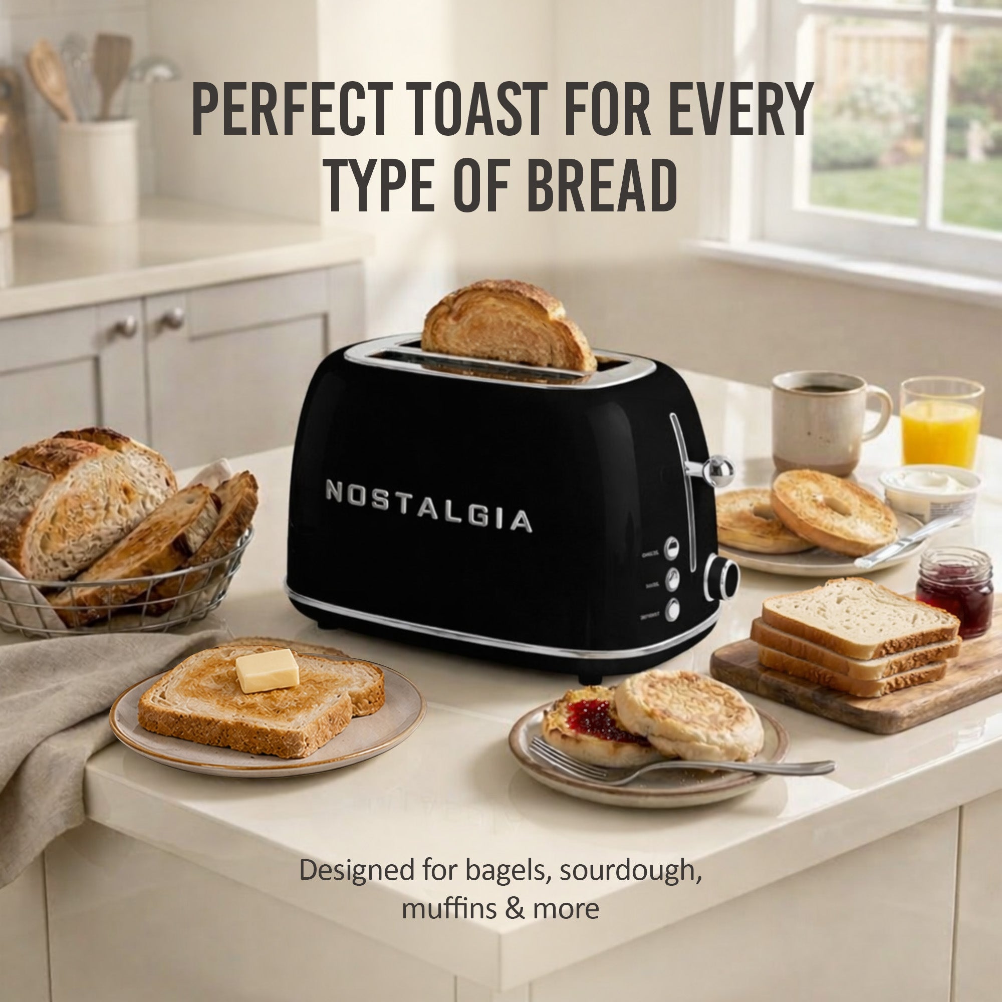 Classic Retro 2-Slice Toaster - Image 9