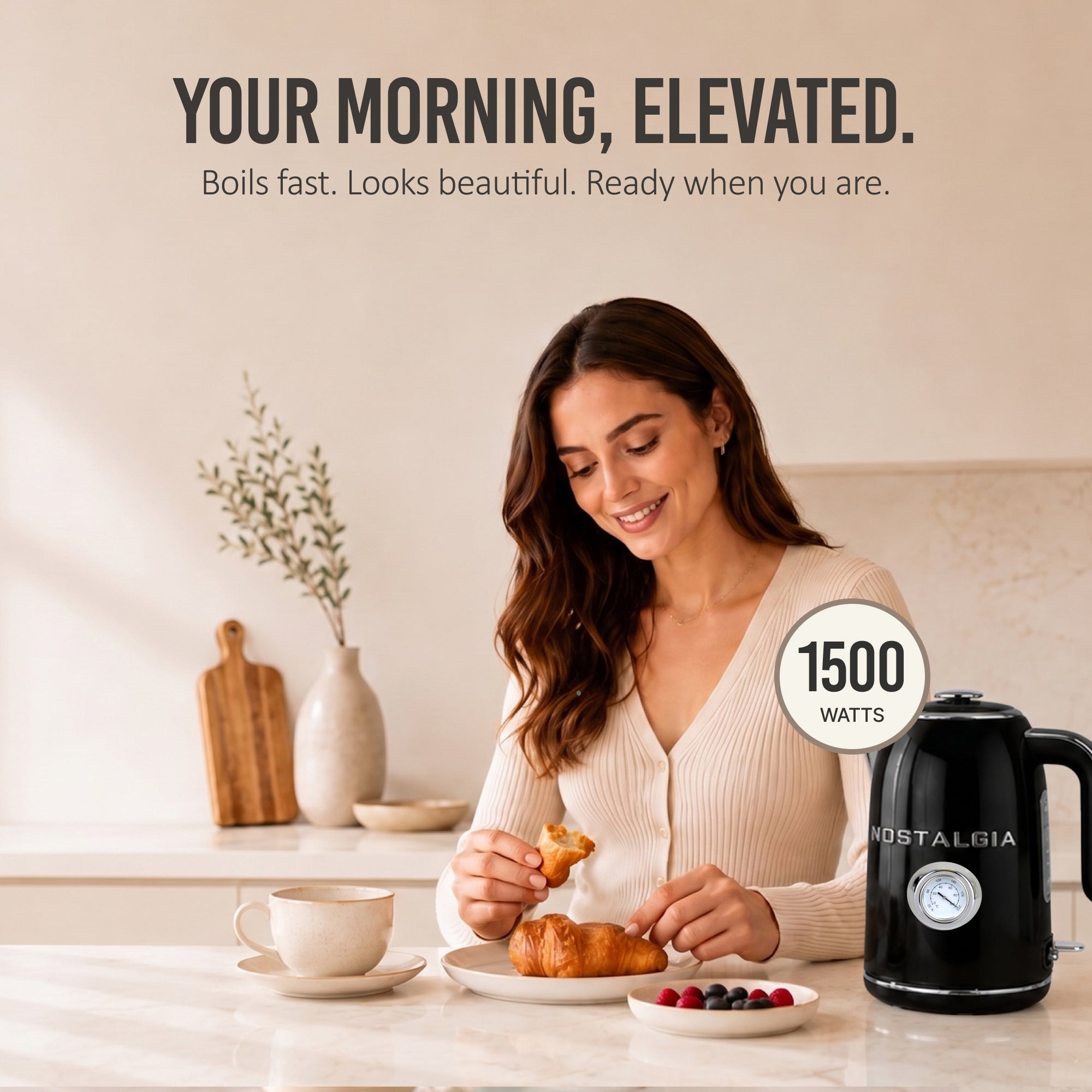 Classic Retro Water Kettle. 1.7 L - Image 6