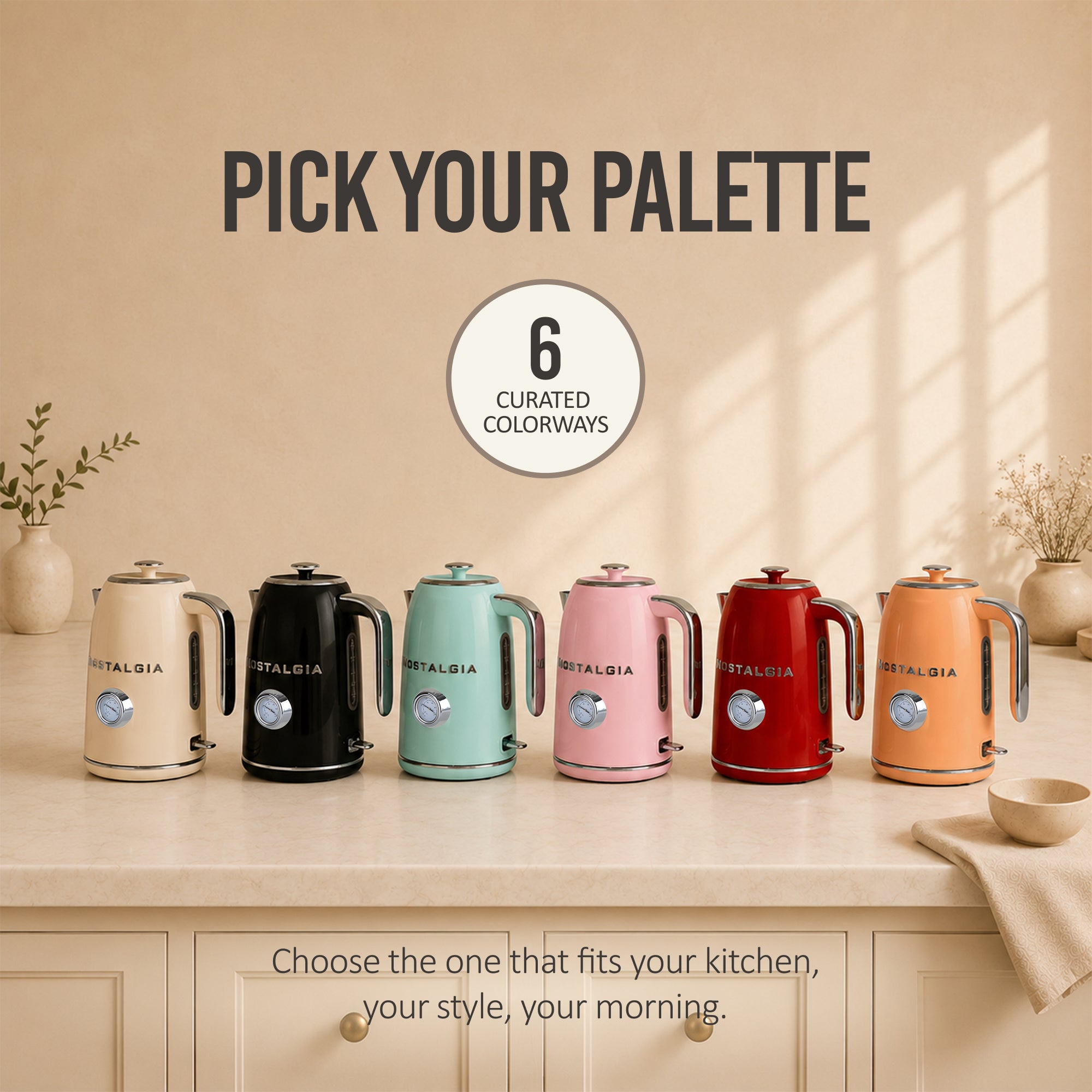 Classic Retro Water Kettle. 1.7 L - Image 8