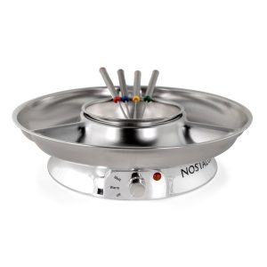 10-Ounce Electric Fondue Party Set. Stainless Steel