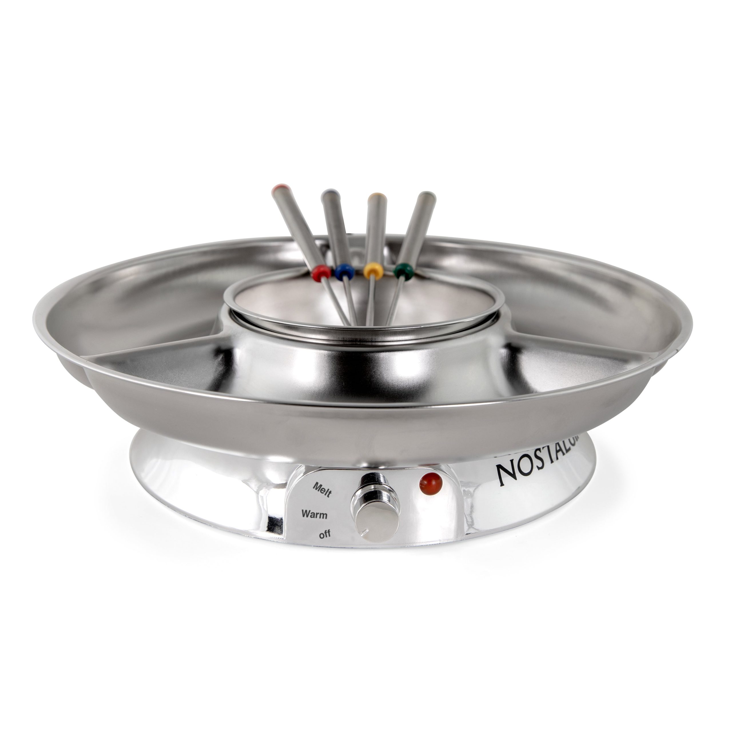 10-Ounce Electric Fondue Party Set. Stainless Steel