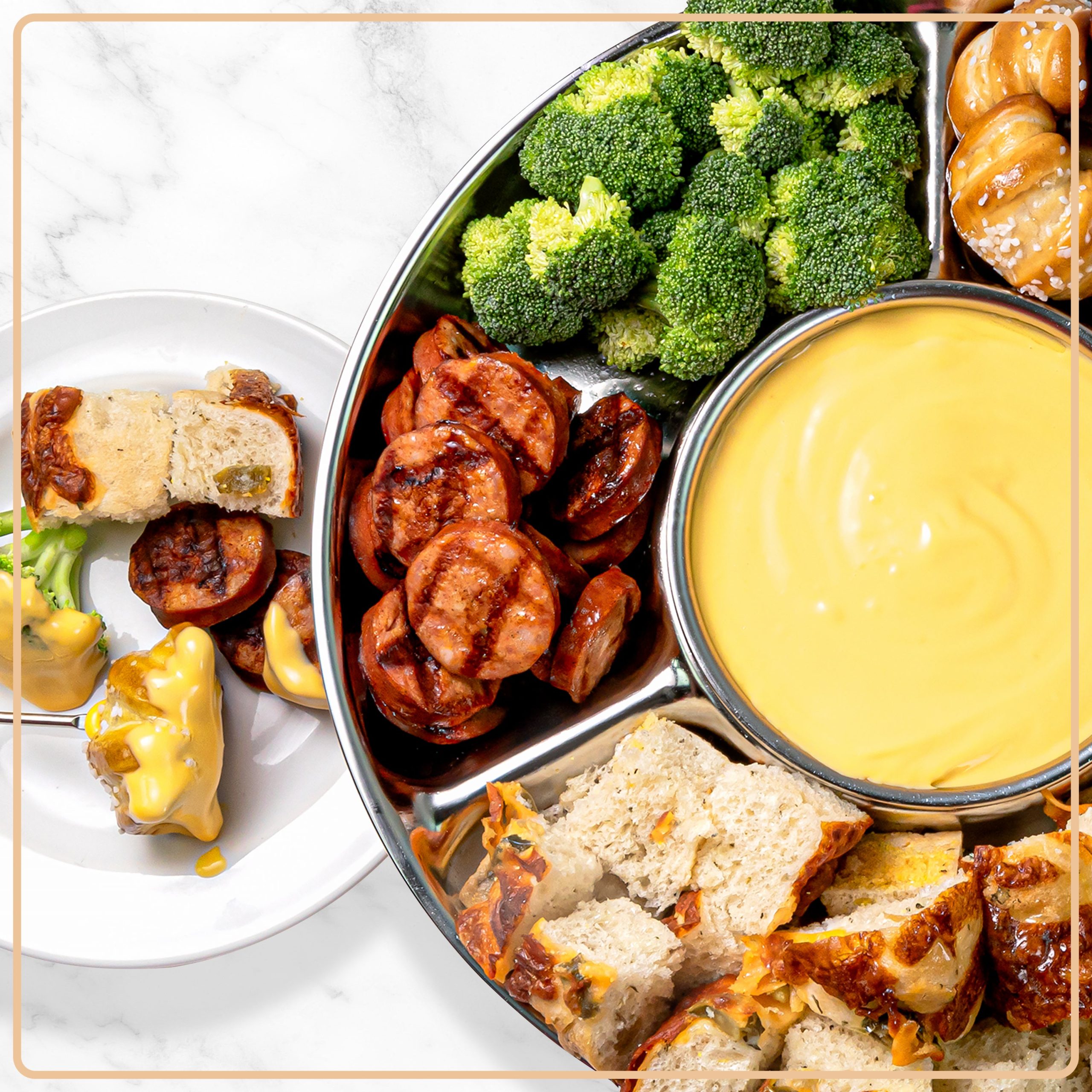 10-Ounce Electric Fondue Party Set. Stainless Steel - Image 7