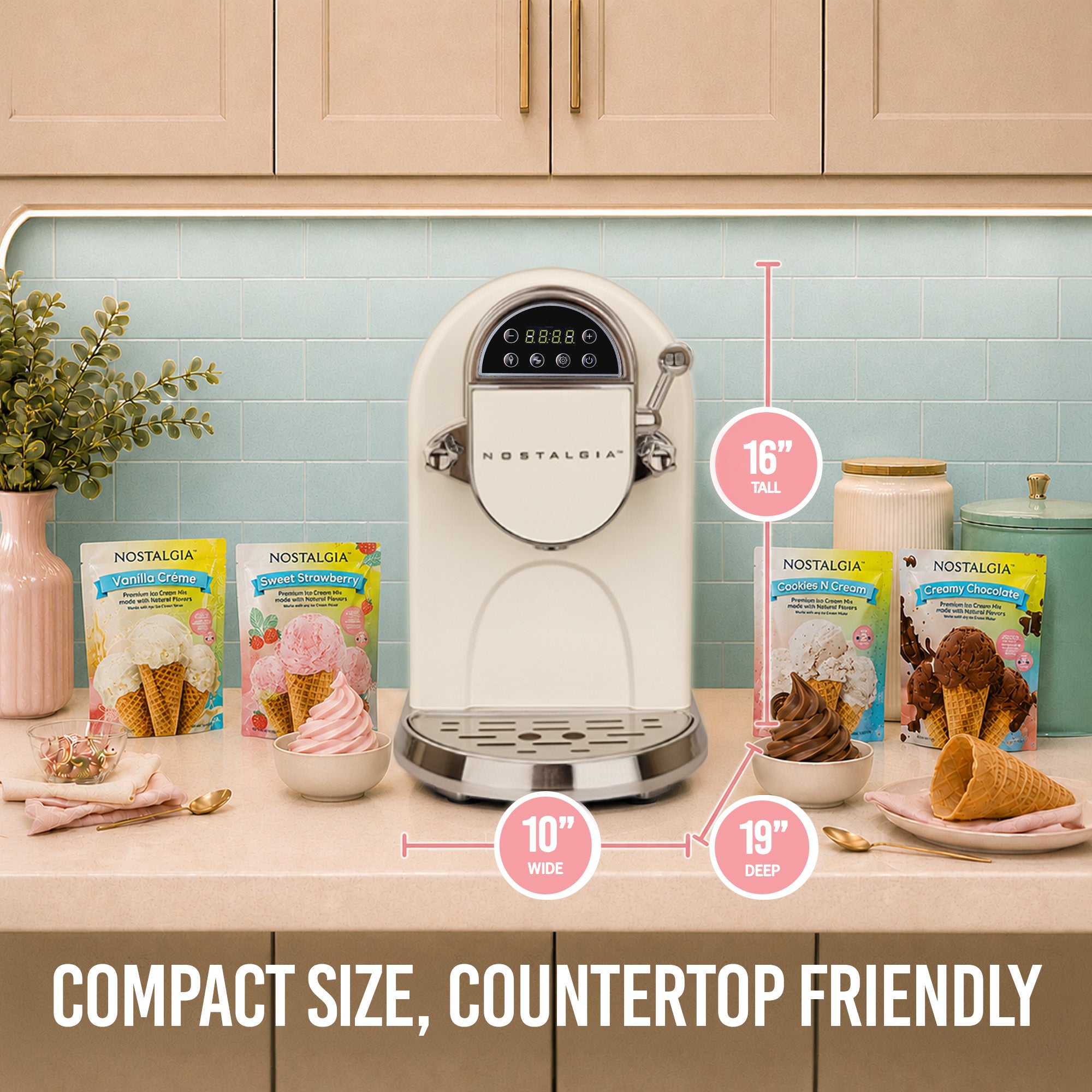 Professional 1.25 Qt Soft Serve Ice Cream Machine - Image 7