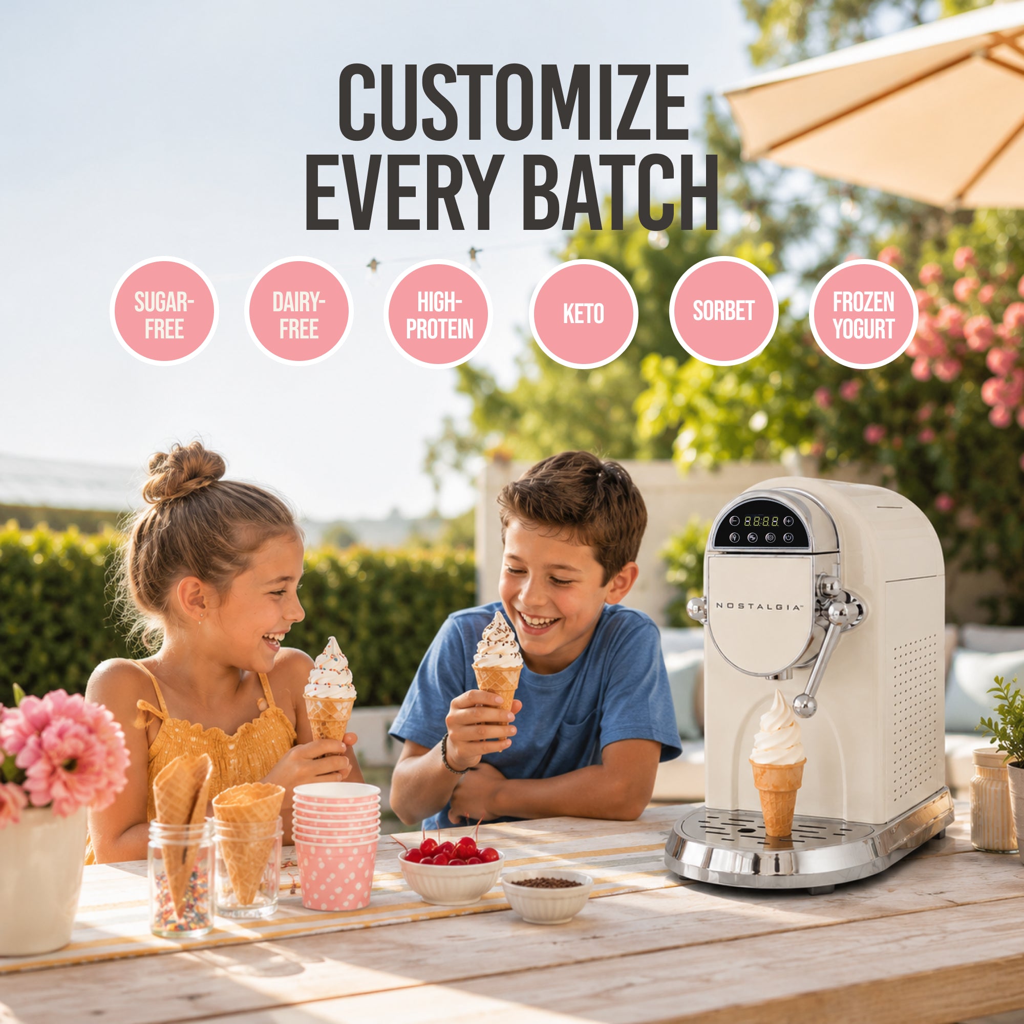 Professional 1.25 Qt Soft Serve Ice Cream Machine - Image 10