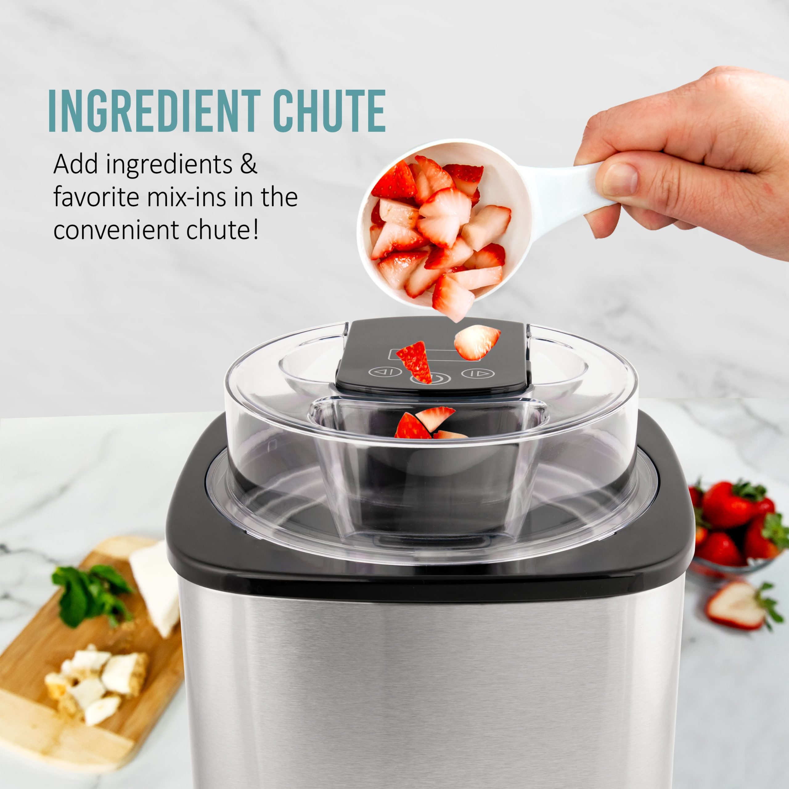 Stainless Steel 2-Quart Digital Ice Cream Maker - Image 6