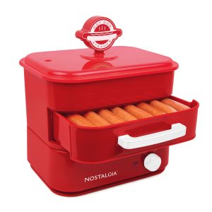 Nostalgia Hot Dog Steamer and Bun Warmer