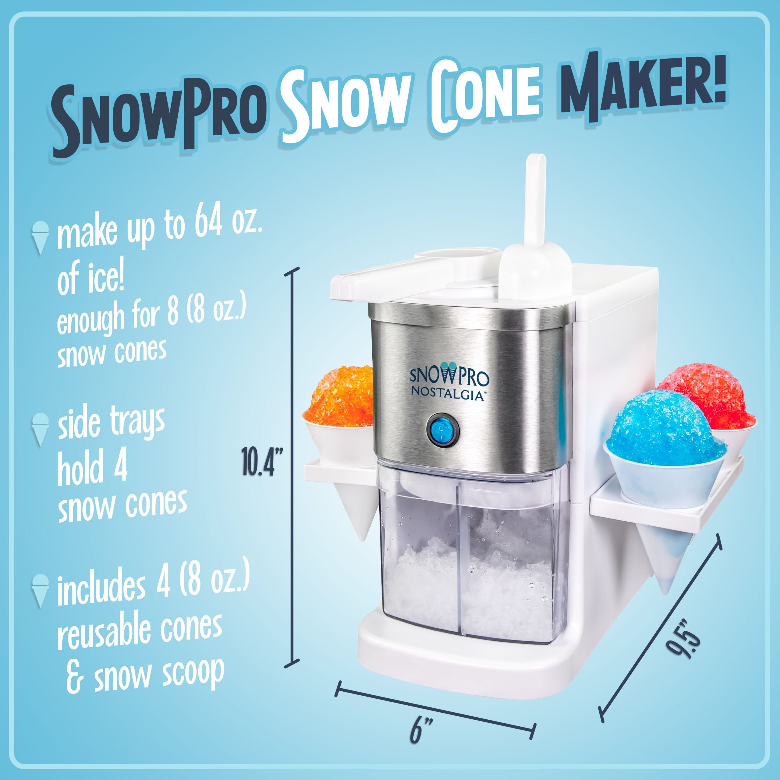 SnowPro Shaved Ice & Snow Cone Maker - Image 3