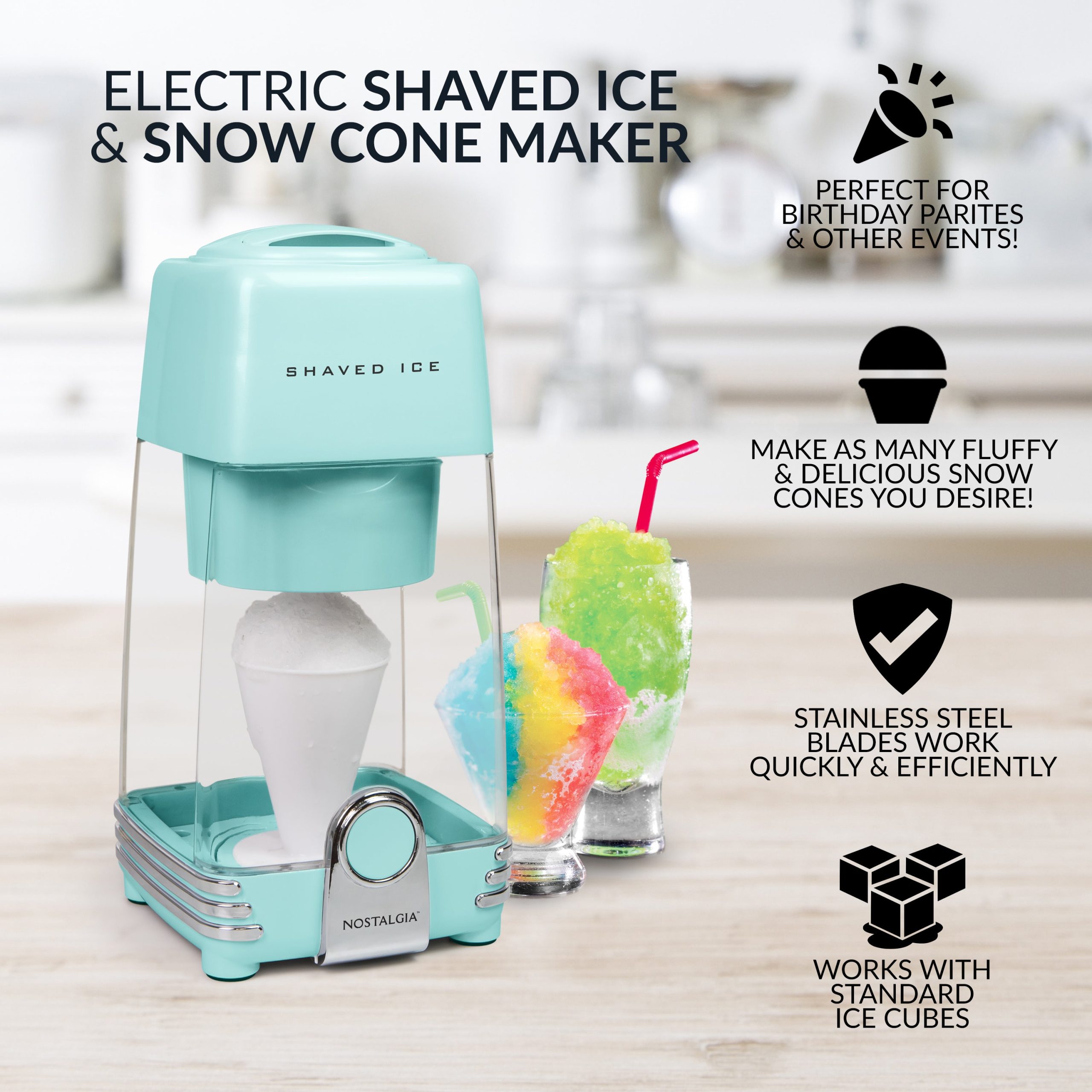 Electric Shaved Ice & Snow Cone Maker - Image 3