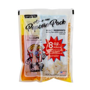 Best Tasting Premium 8-Ounce Popcorn. Oil & Seasoning Salt All-In-One Packs - 24 Count