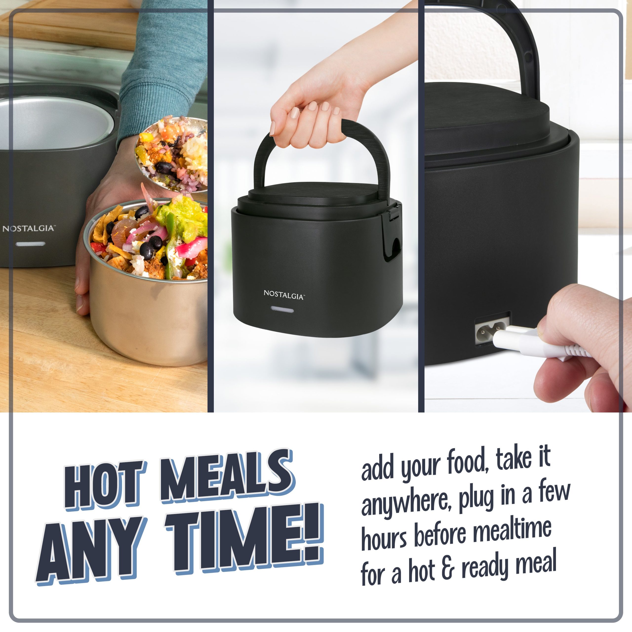 Nostalgia 20 oz. Portable Heated Lunch Box - Image 6