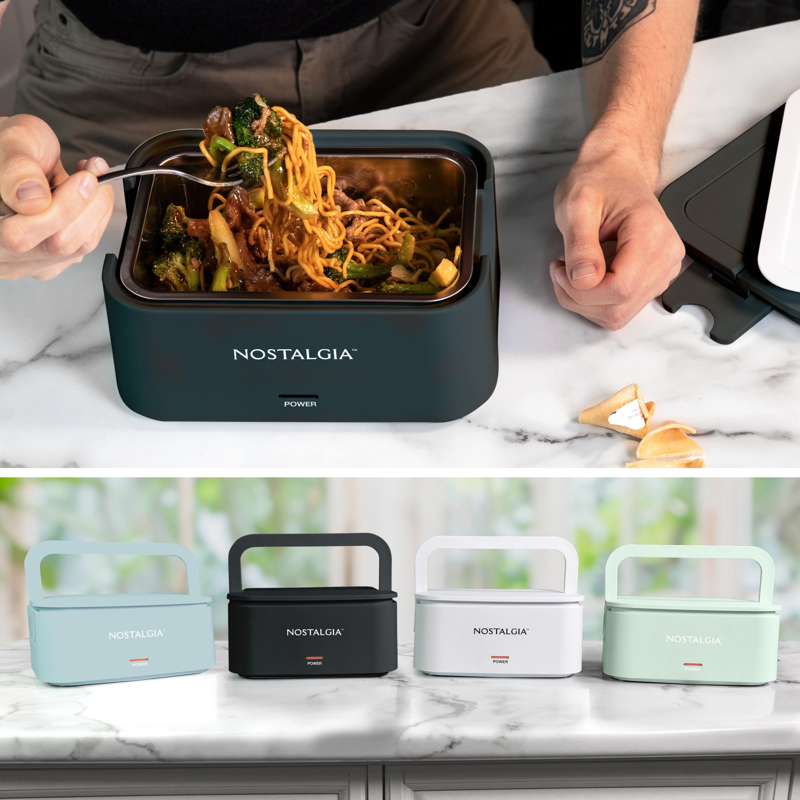 Nostalgia 32 oz. Portable Heated Lunch Box - Image 2