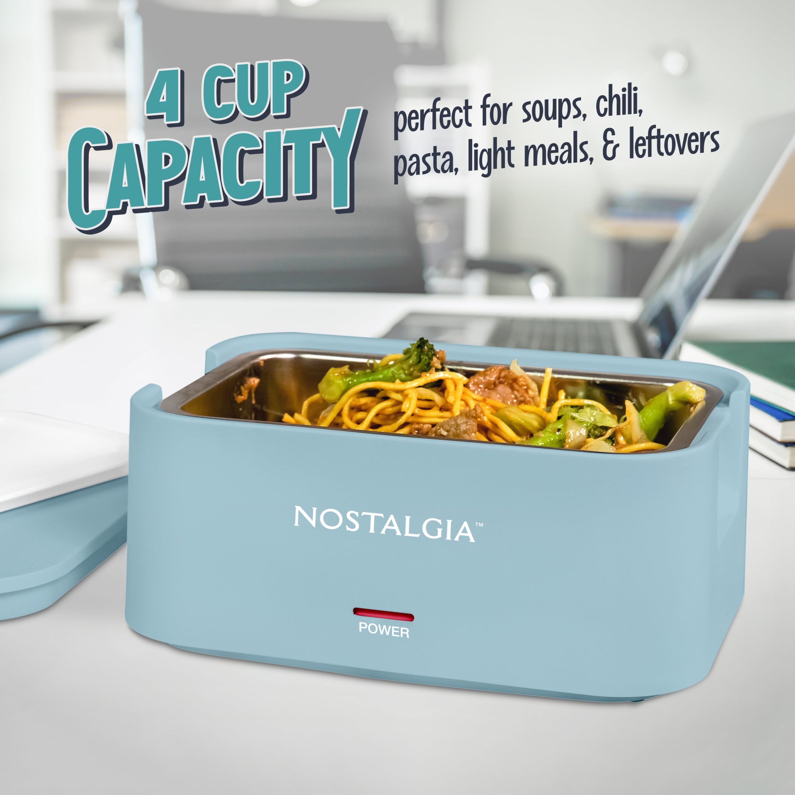 Nostalgia 32 oz. Portable Heated Lunch Box - Image 5
