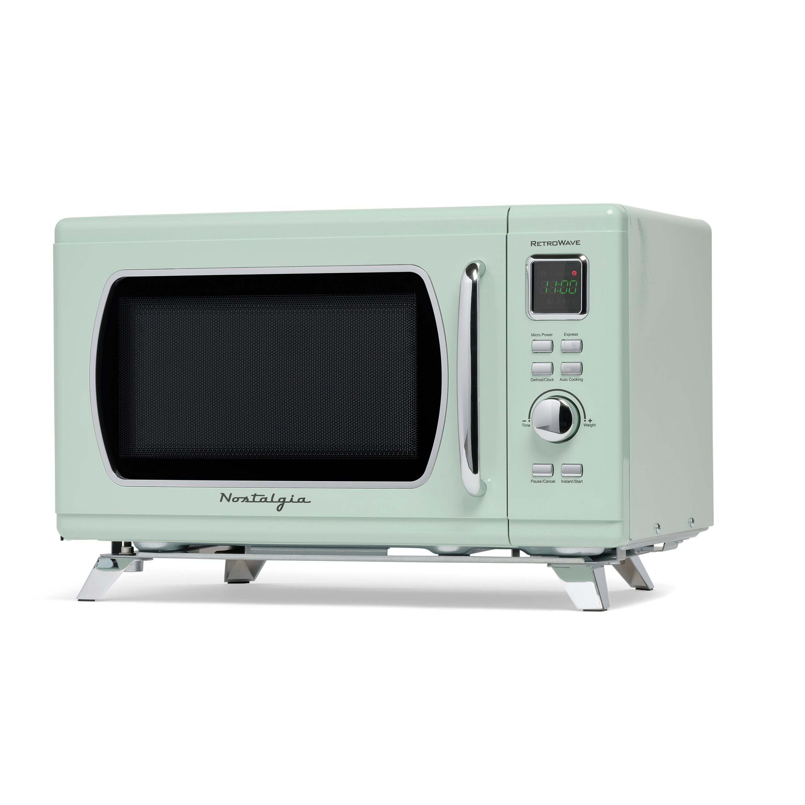 Mid-Century Retro 0.9 Cu. Ft. Microwave - Image 4