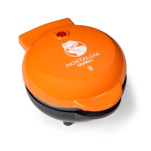 MyMini Dinosaur Shaped Electric Waffle Maker. Orange