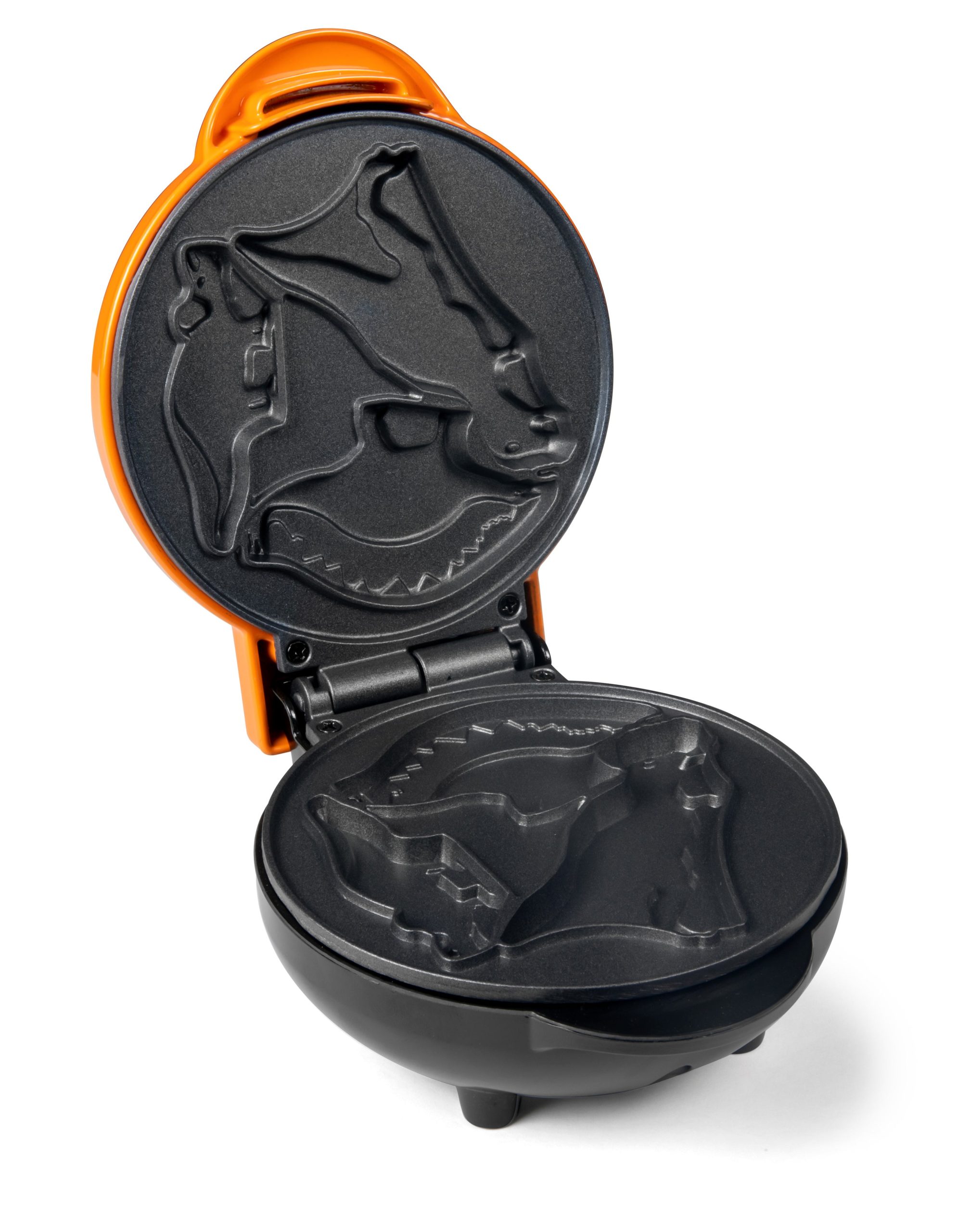 MyMini Dinosaur Shaped Electric Waffle Maker. Orange - Image 3