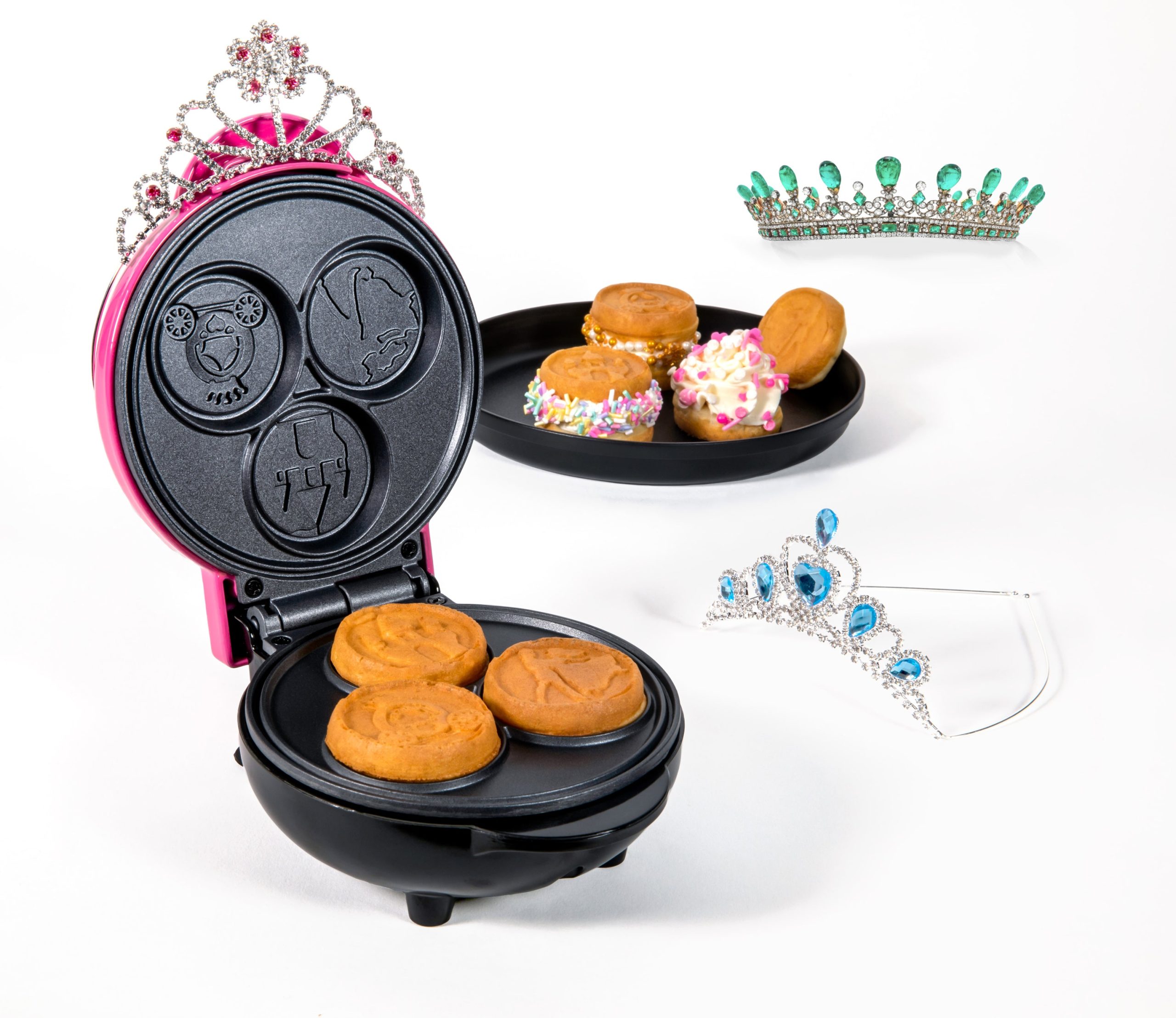 MyMini Dinosaur Shaped Electric Waffle Maker. Orange - Image 8