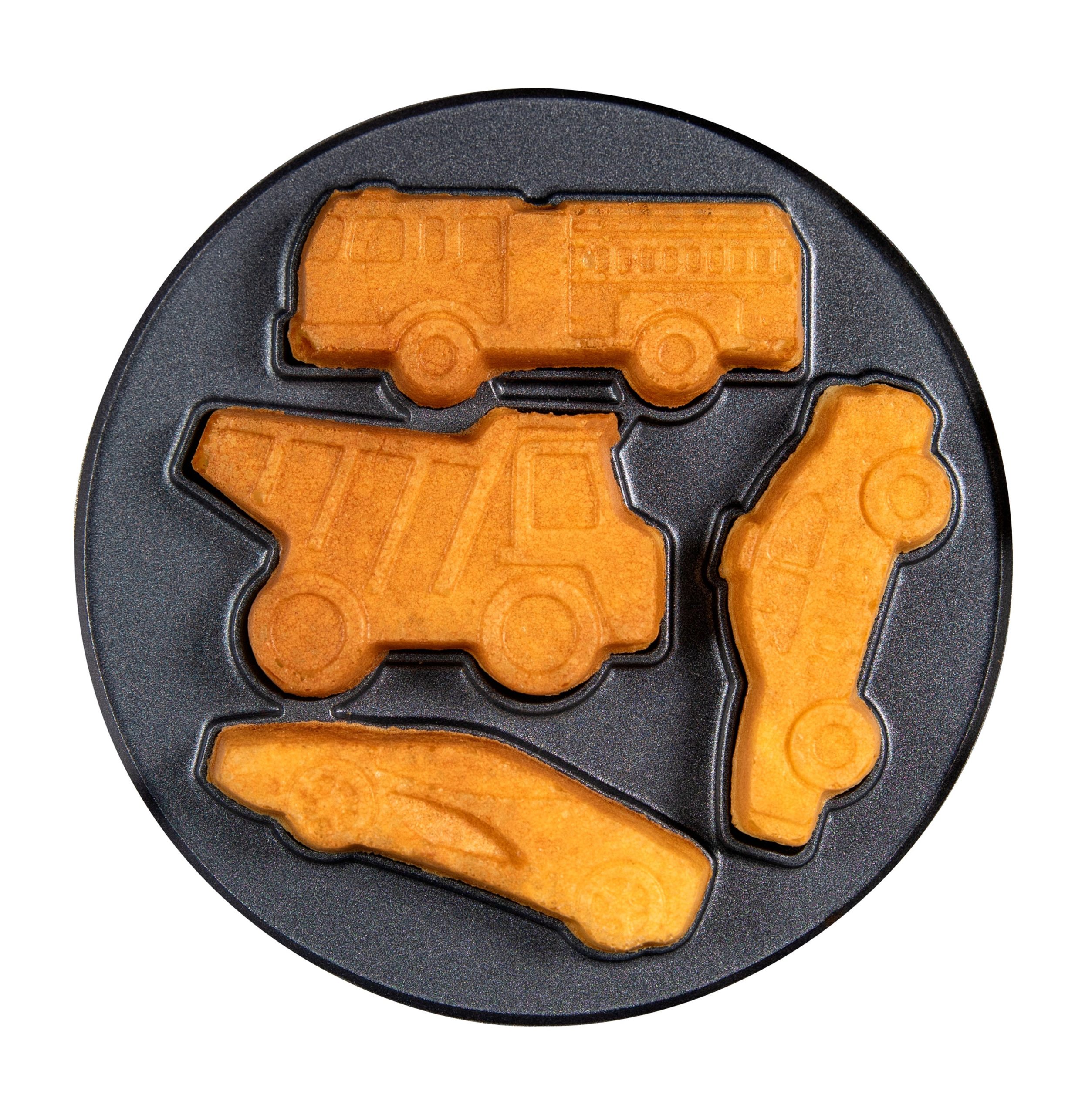 MyMini Dinosaur Shaped Electric Waffle Maker. Orange - Image 16