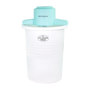 6-Quart Parlor Electric Ice Cream Maker - Blue & White