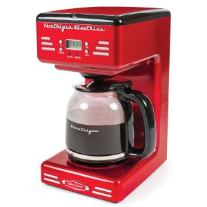 Retro 12-Cup Programmable Coffee Maker