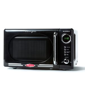 Retro 0.7 Cubic Foot 700-Watt Countertop Microwave Oven - Black