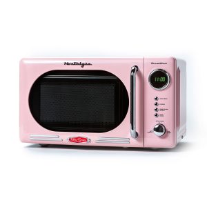 Retro 0.7 Cubic Foot 700-Watt Countertop Microwave Oven - Pink (Derivative)
