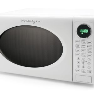 Retro 0.7 Cu Ft Retro Microwave + Accessory Bundle