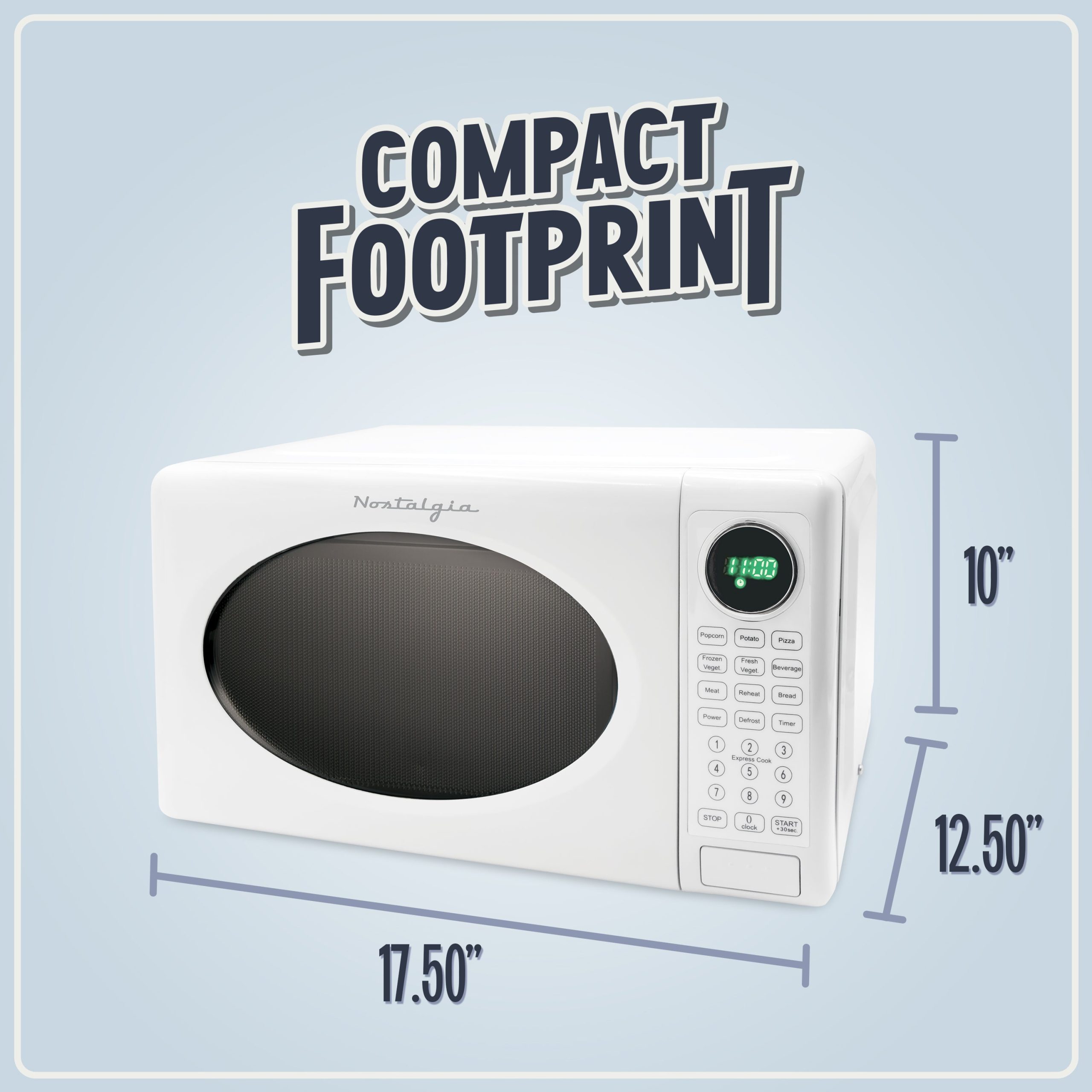 Retro 0.7 Cu Ft Retro Microwave + Accessory Bundle - Image 6