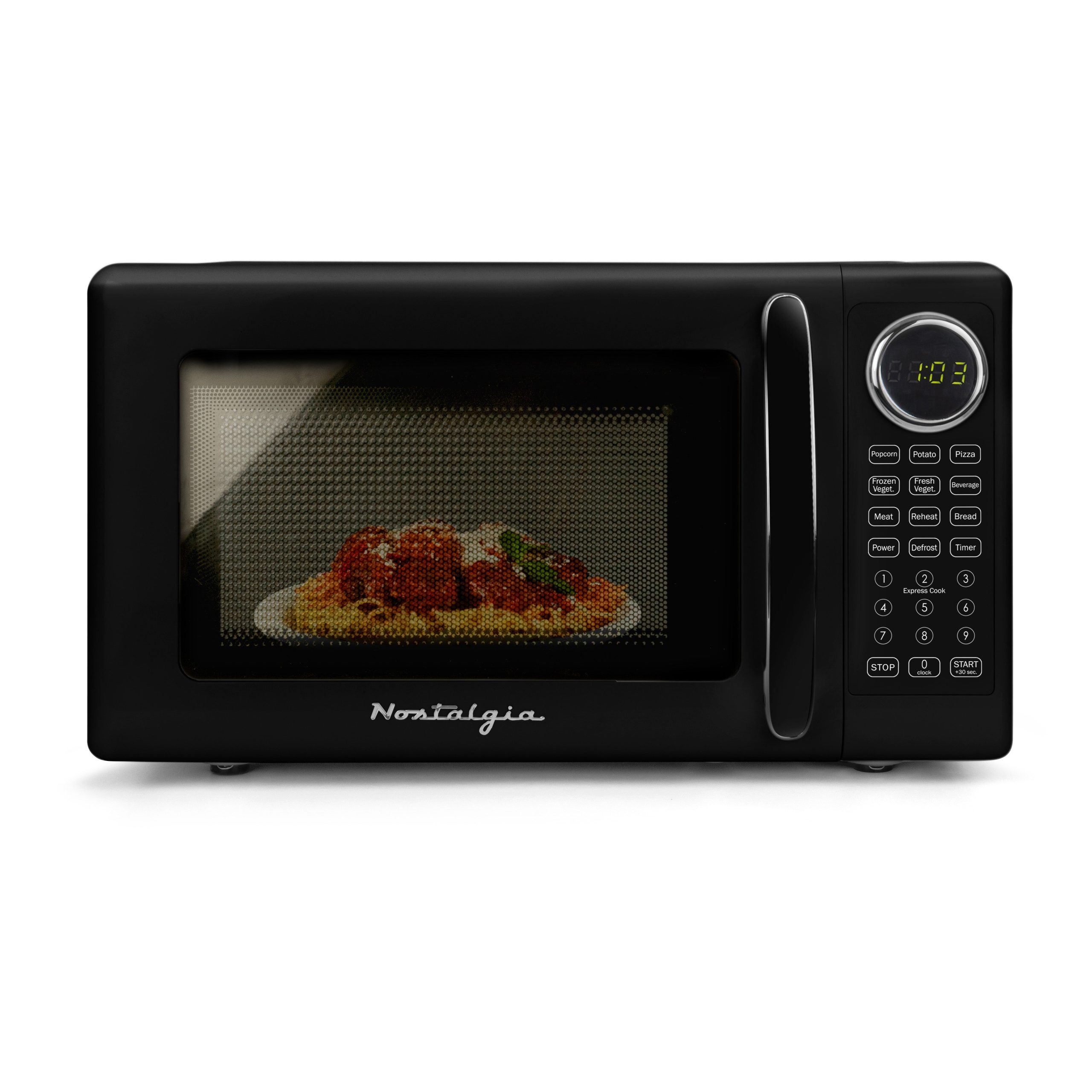 Nostalgia Retro 700W Microwave Oven – 0.7 Cu Ft Capacity - Image 3