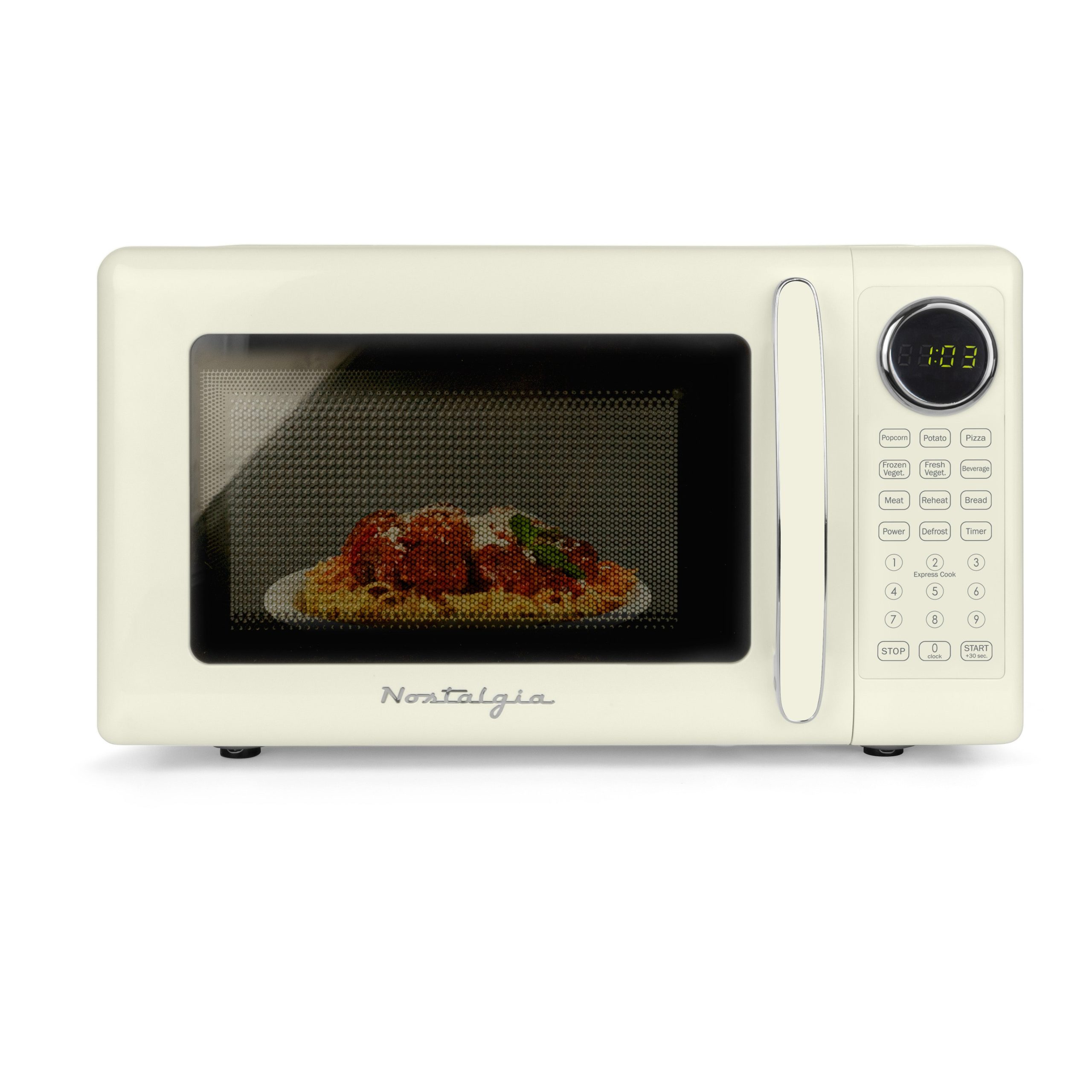 Nostalgia Retro 700W Microwave Oven – 0.7 Cu Ft Capacity - Image 4