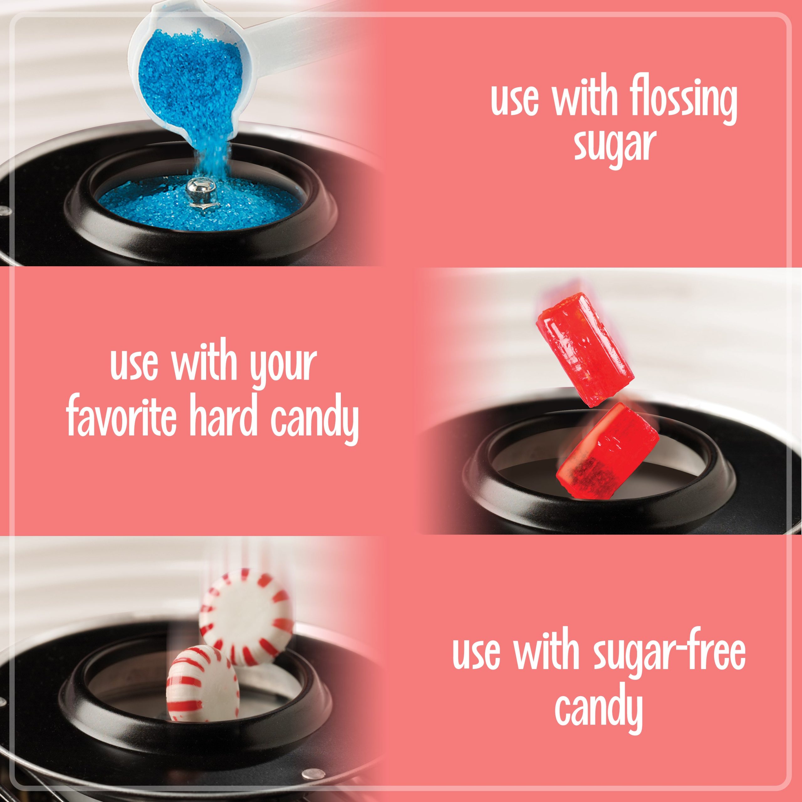 Retro Hard Candy Cotton Candy Maker - Image 4