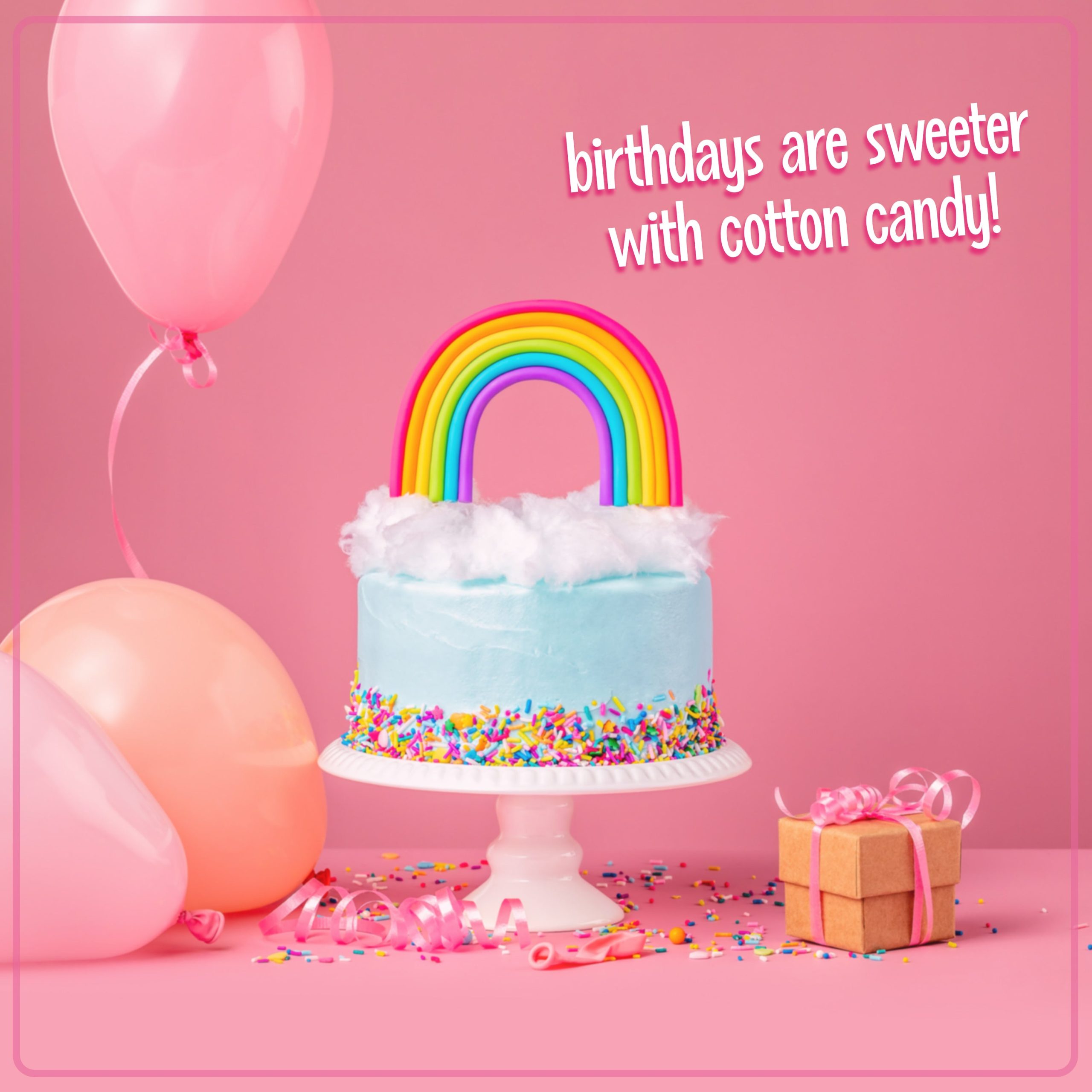 Hard & Sugar-Free Candy Cotton Candy Maker. Pink - Image 8