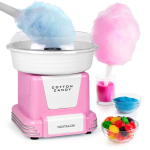 Hard & Sugar-Free Candy Cotton Candy Maker. Pink