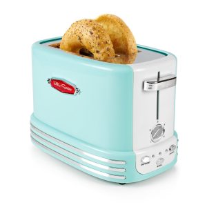 Retro 2-Slice Toaster. Aqua