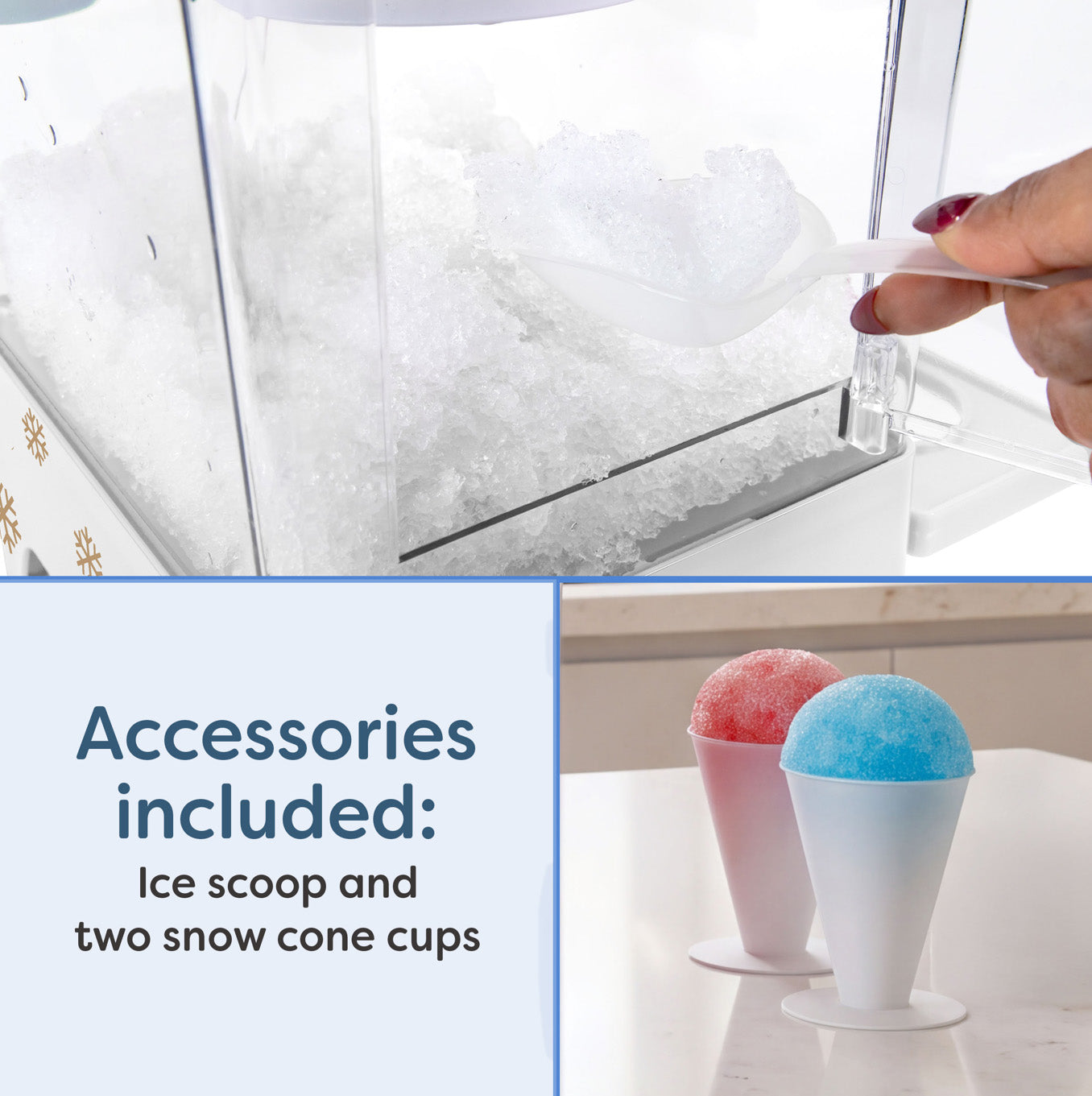 Vintage Snow Cone Maker. White - Image 5