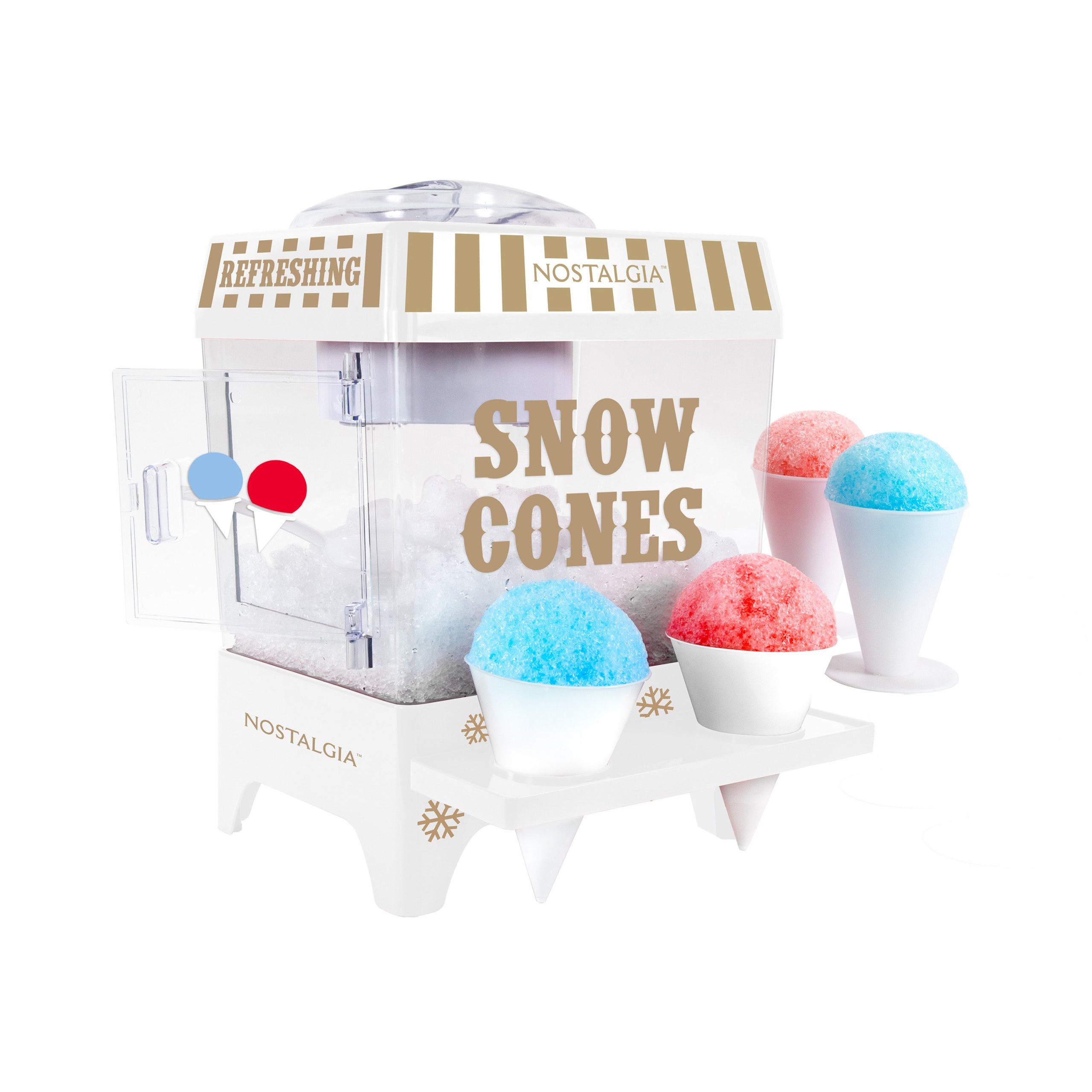 Vintage Snow Cone Maker. White