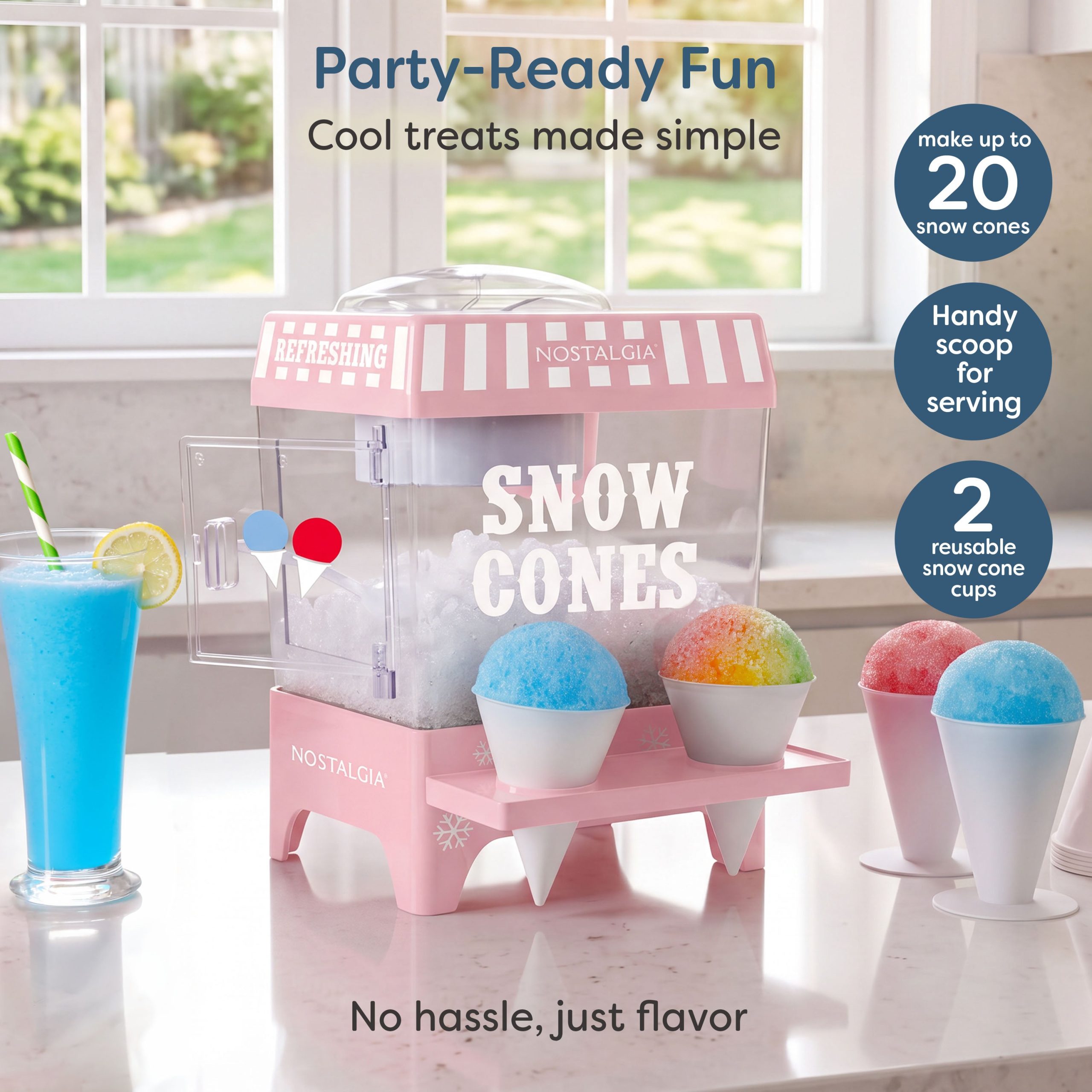 Nostalgia Snow Cone Shaved Ice Machine - Image 4