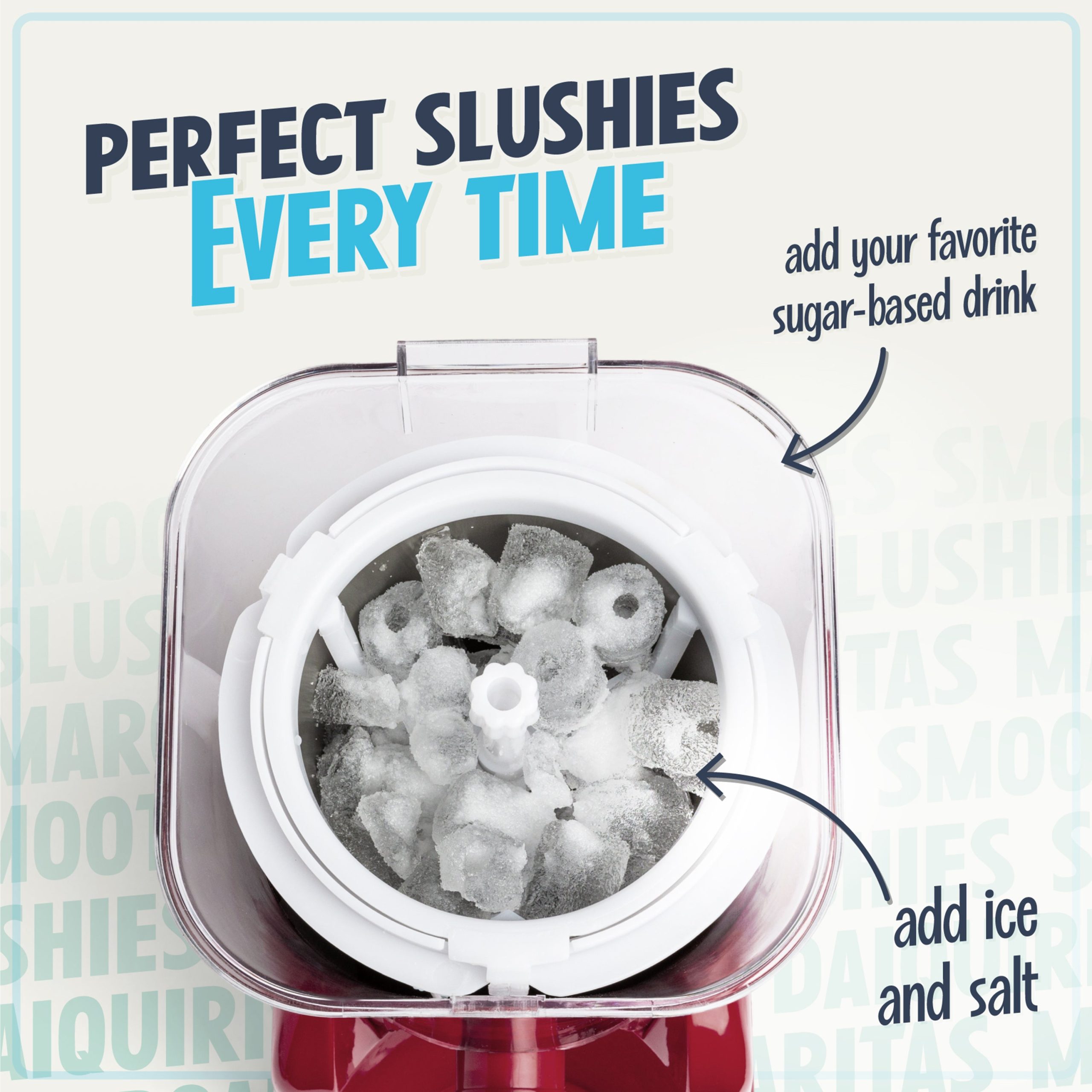 Nostalgia 32-Ounce Retro Slush Drink Maker - Retro Red - Image 5
