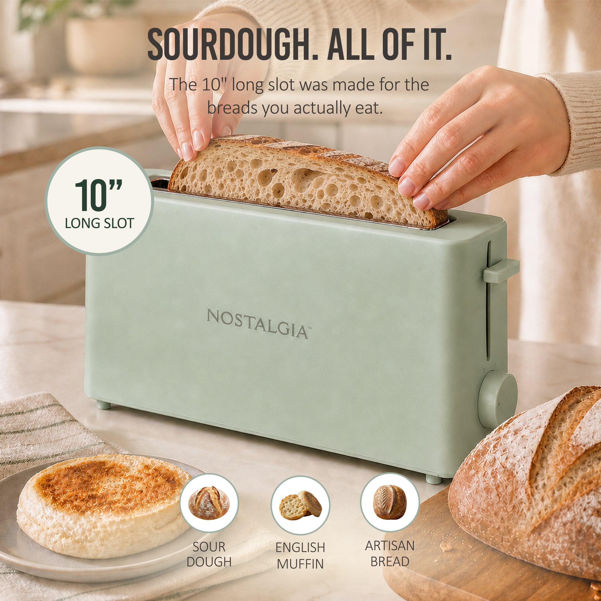Slim 2-Slice Space-Saving Toaster - Image 10