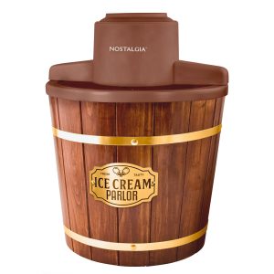 4-Quart Wood Bucket Ice Cream Maker