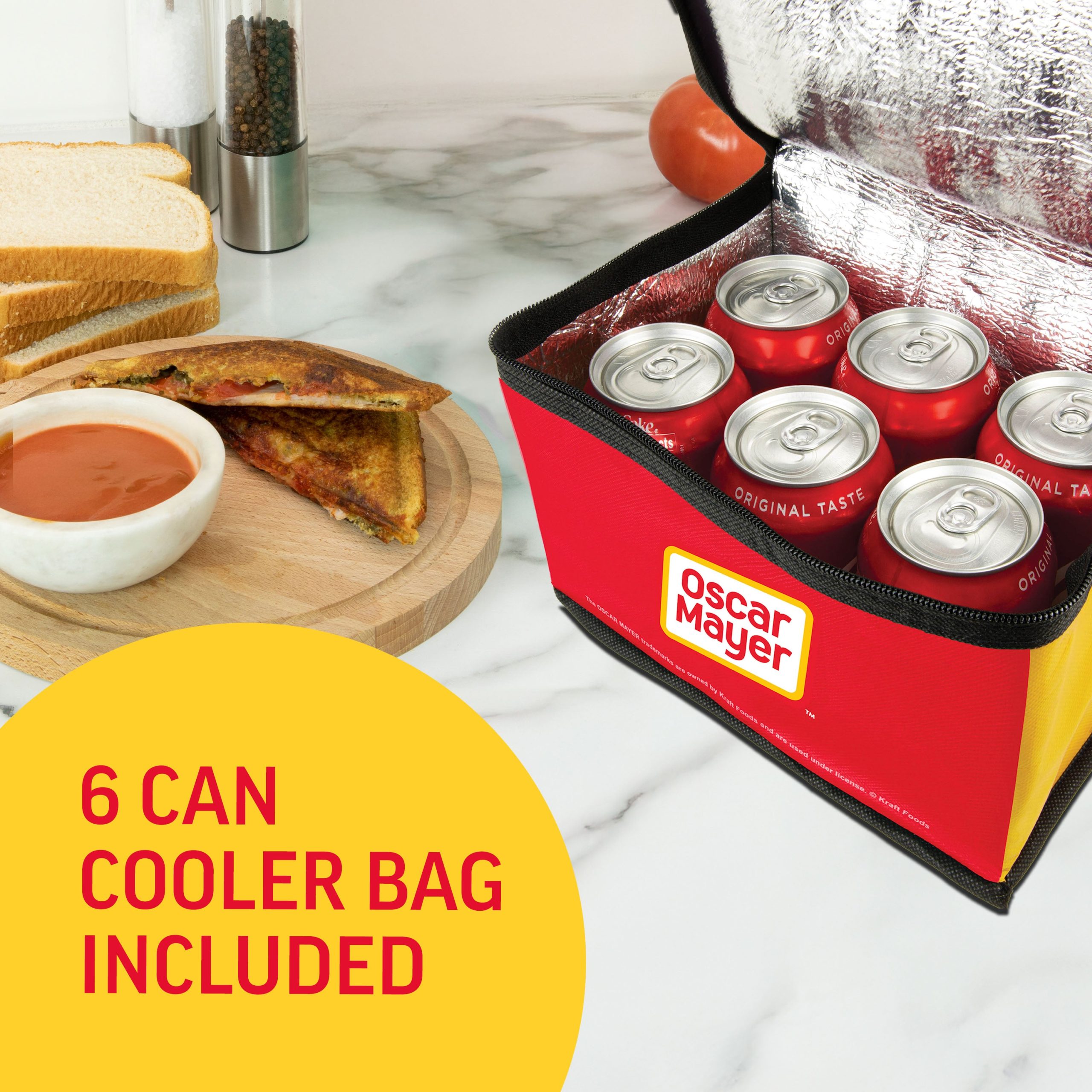 Oscar Mayer Sandwich Maker with Beverage Cooler Bag - Image 6