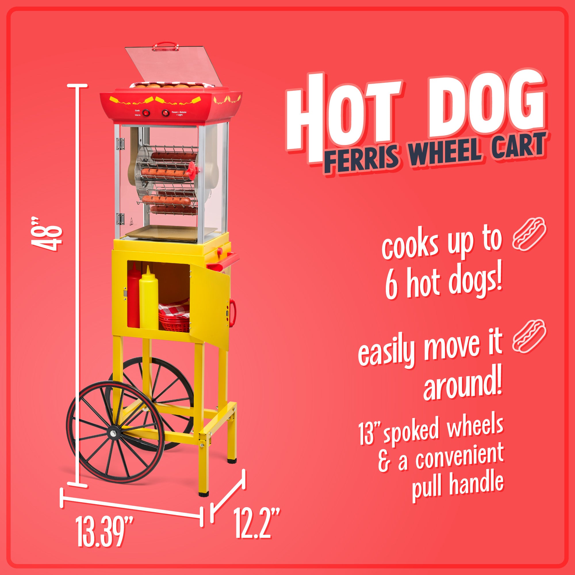 Oscar Mayer Hot Dog Ferris Wheel Cart - Image 2