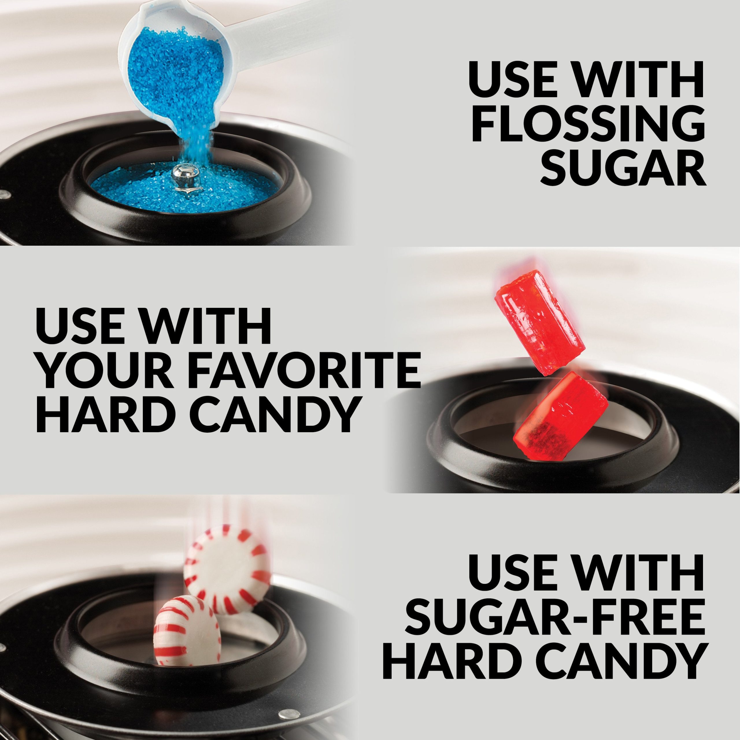 Hard & Sugar-Free Candy Cotton Candy Maker - Image 3