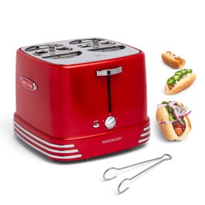 4 Hot Dogs & Buns Pop-Up Toaster