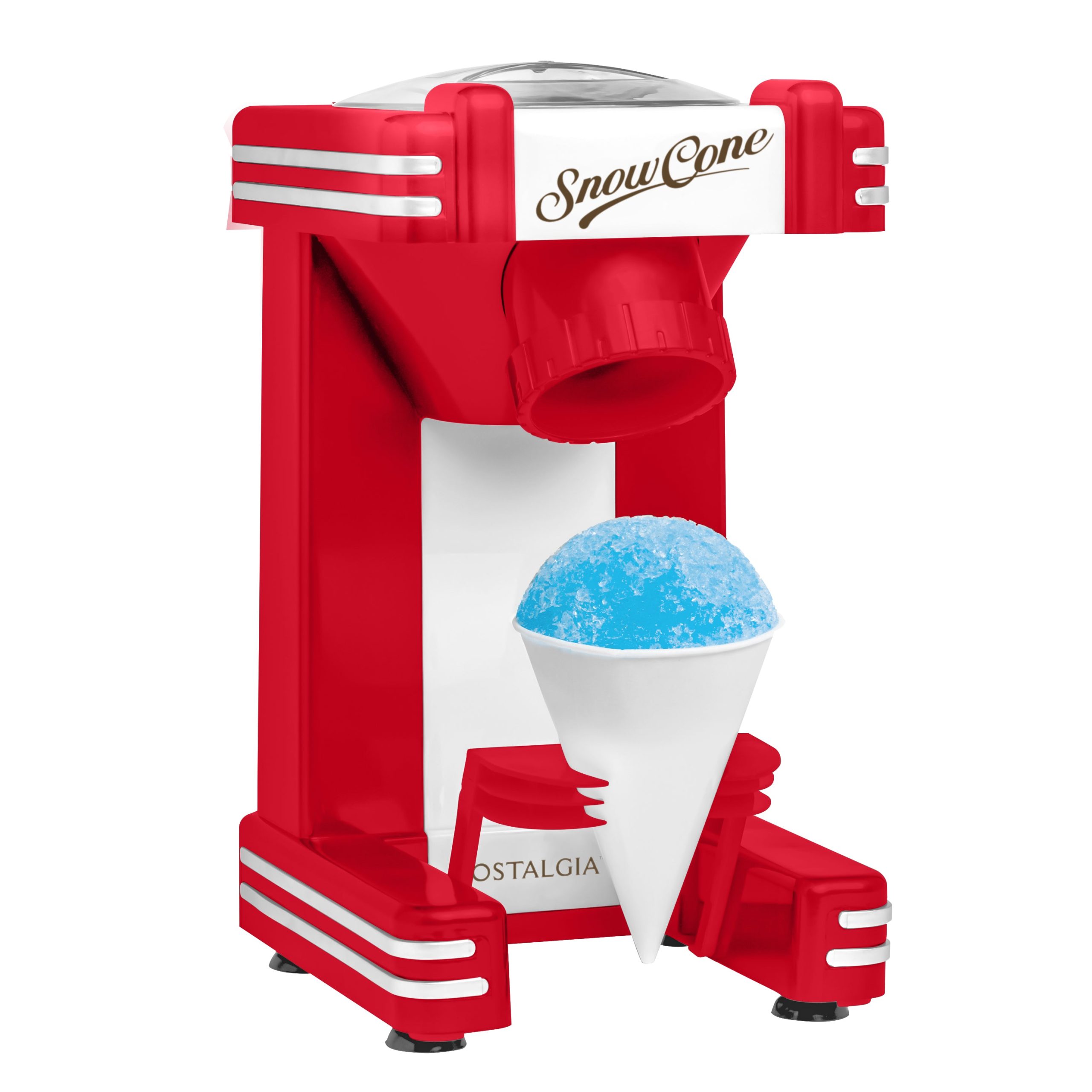 Nostalgia Retro Single Snow Cone Maker. Red