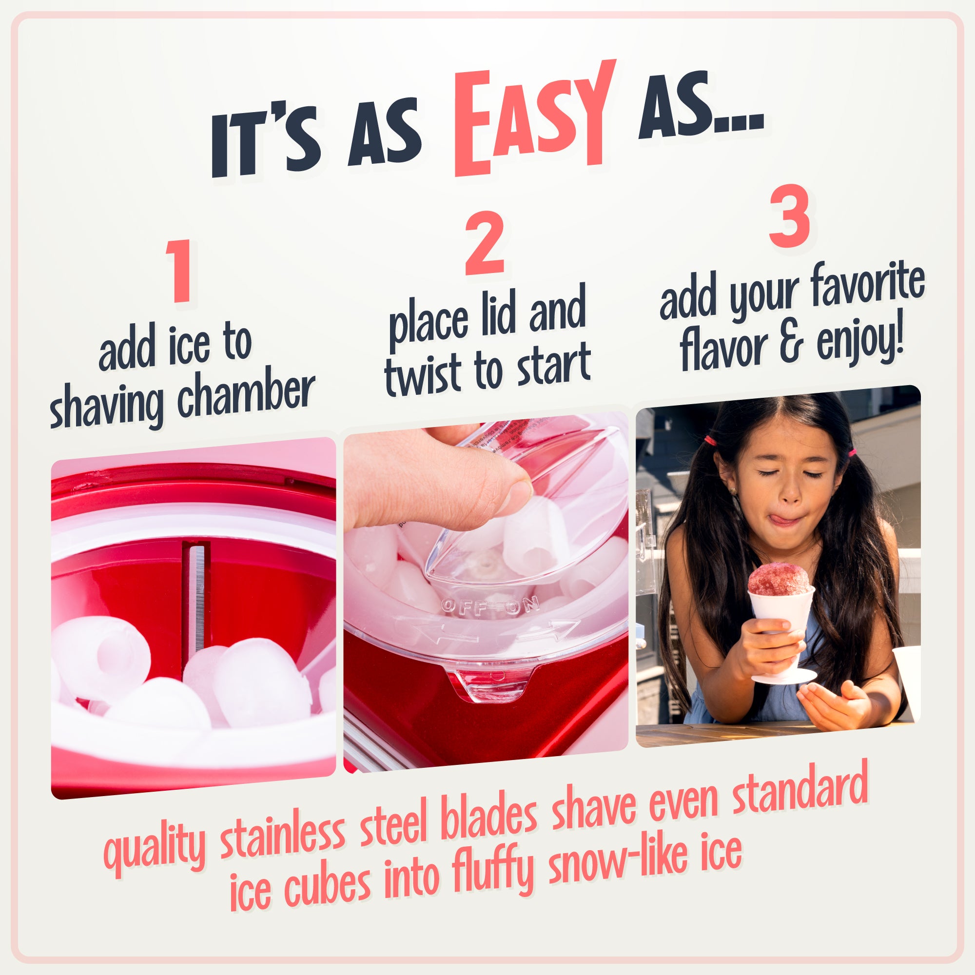 Retro Single Countertop Snow Cone Maker - Image 5