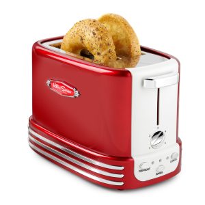 Retro Wide 2-Slice Toaster. Red