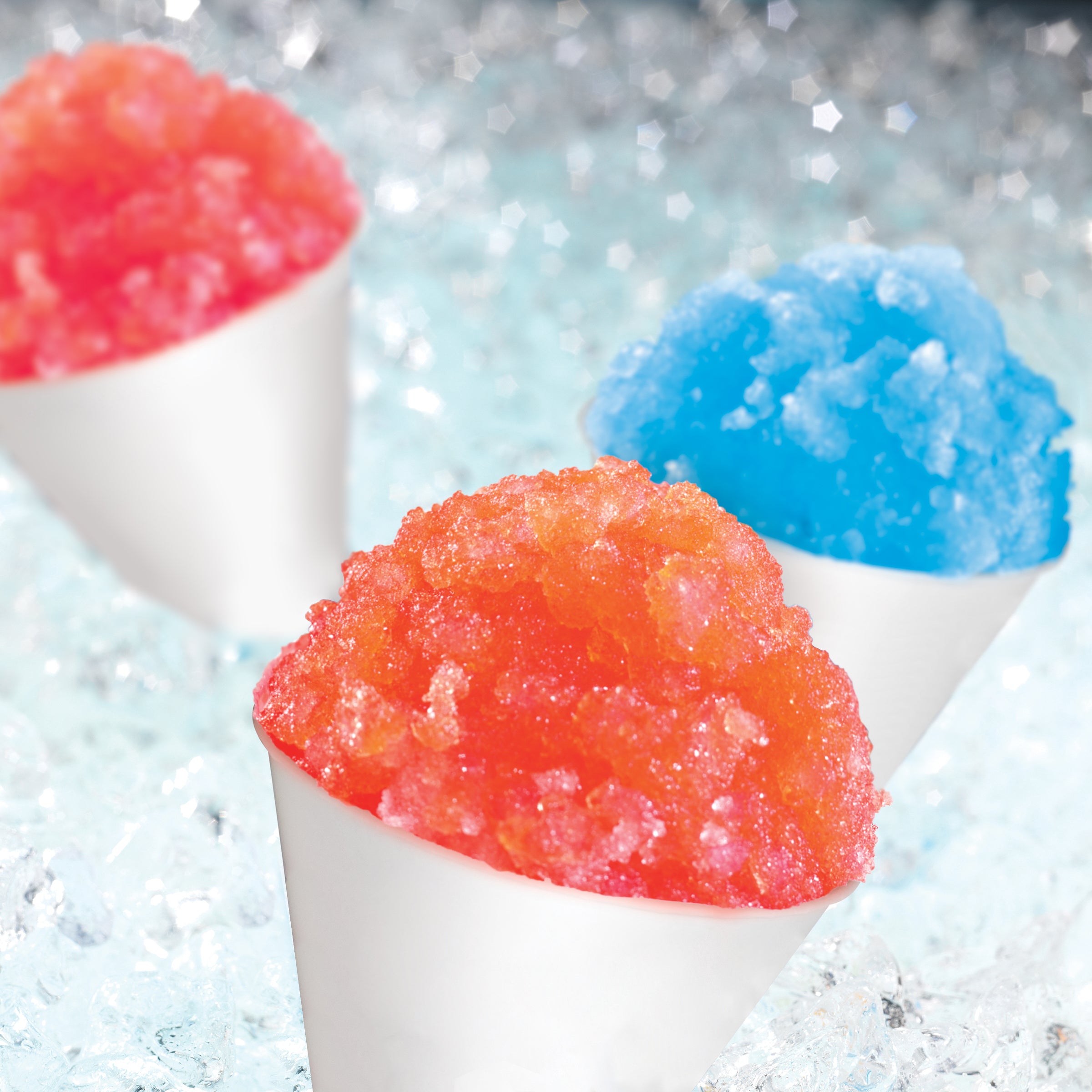 Premium 16-Ounce Snow Cone Syrups. Cups and Spoon-Straws Party Kit - Image 6