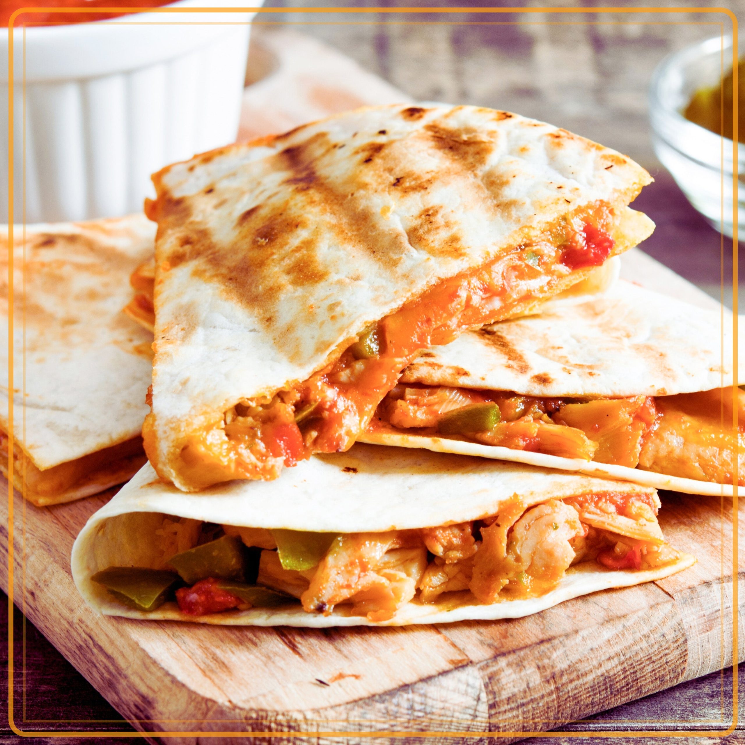 Taco Tuesday Deluxe 10-Inch 6-Wedge Electric Quesadilla Maker with Extra Stuffing Latch - Image 6