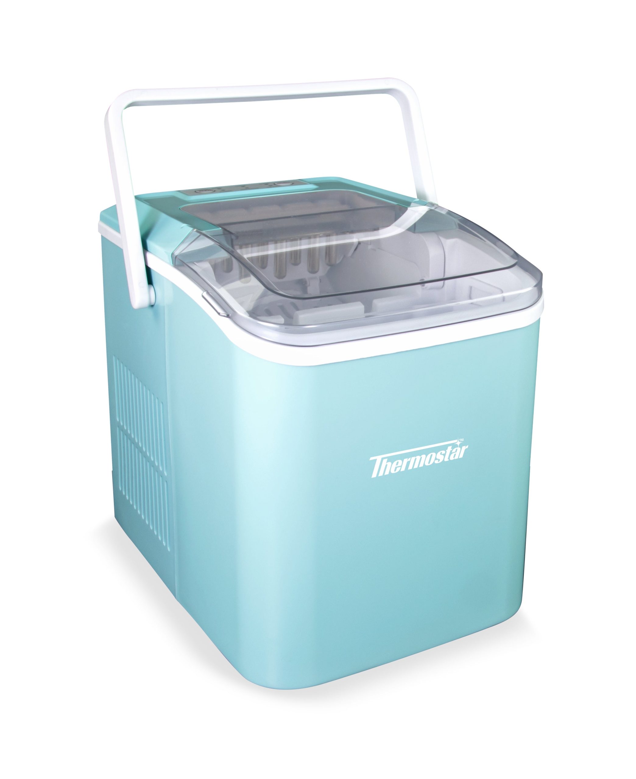 Thermostar 26-Pound Automatic Self-Cleaning Portable Countertop Ice Maker Machine With Handle - Image 3